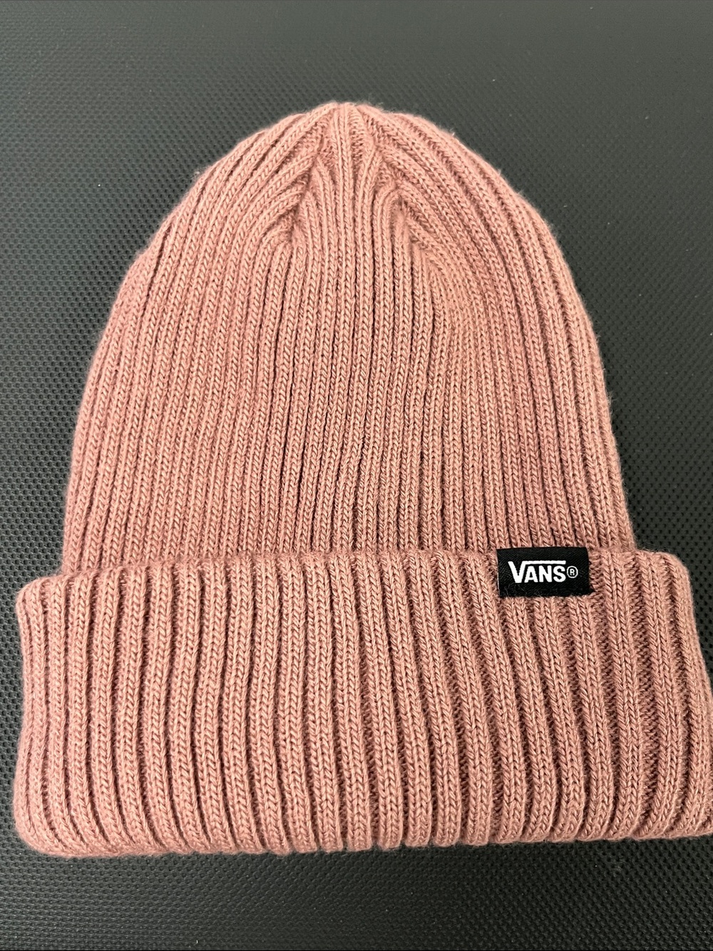 Vans Dusty Rose Ribbed Fold Beanie #1258